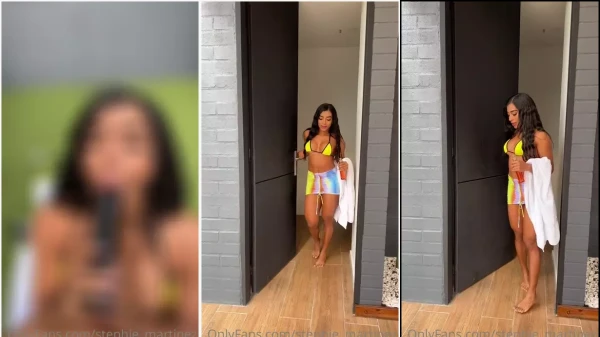 Stephie Martinez, a gostosa do pornô latina, se remexe de prazer enquanto se toca