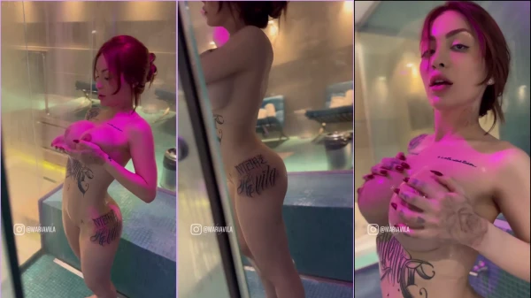 Rolou um vídeo picante da Mari Avila nua!