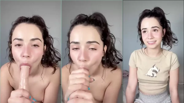 A influenciadora famosa do Instagram, Jameliz, aparece em um vídeo se dando prazer bem soltinha e pelada