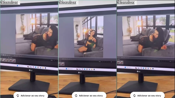 Fer Oliver aparece em um vídeo cheio de ousadia se mostrando