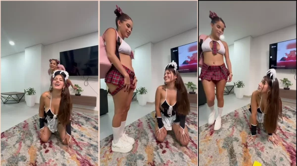 Valeria Salinas, uma delícia, toda sexy de empregada