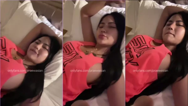 Vídeo da gostosona Praew Asian dando uma provocada