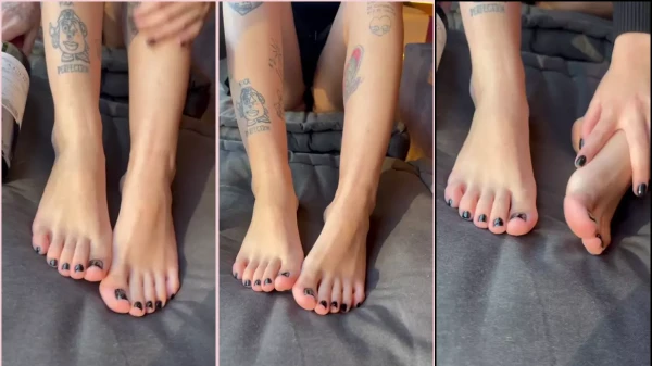 Vídeo dos pézinhos irresistíveis da Martina Olvr!