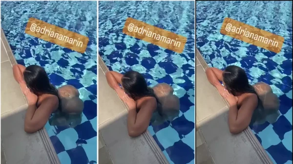 A Amr.777 adora dar uma de naturista na piscina!