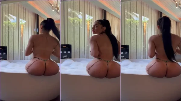 A bunda volumosa da Jailyne Ojeda é de dar água na boca!