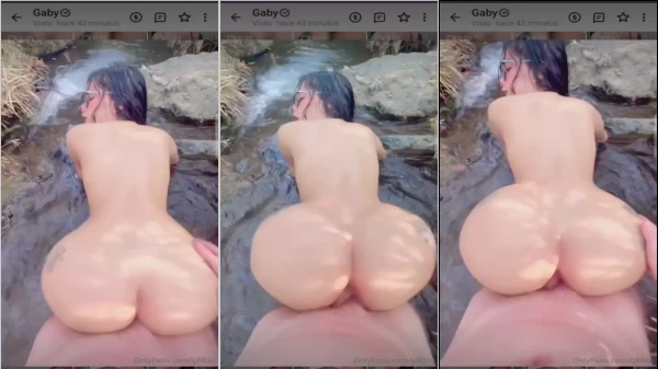 A Gabriela Uribe aprontou com o cara no lago