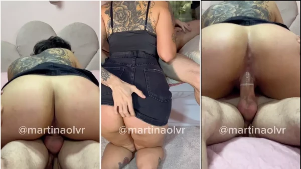 A Martina Olvr se divertiu pra caramba montando na pica gostosa do bandido!