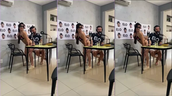 A Mis Scarlett dando um show pro sortudo!