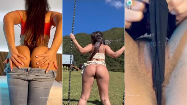 A Samyof adora se despir para a galera nas câmeras!