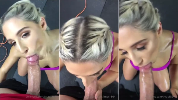Abella Danger dando uma sugadinha perfeita no pirulito, bem ousada!