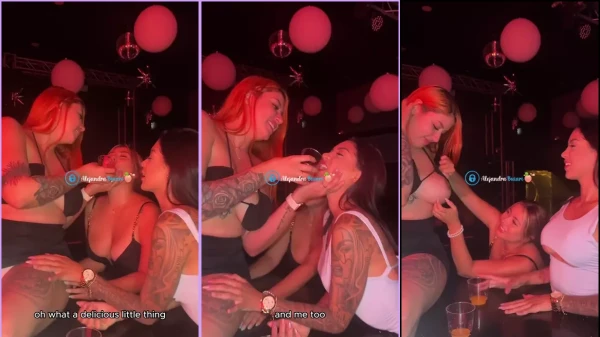 Alejandra Buitrago se jogou no menage com as amigas mais bonitas!