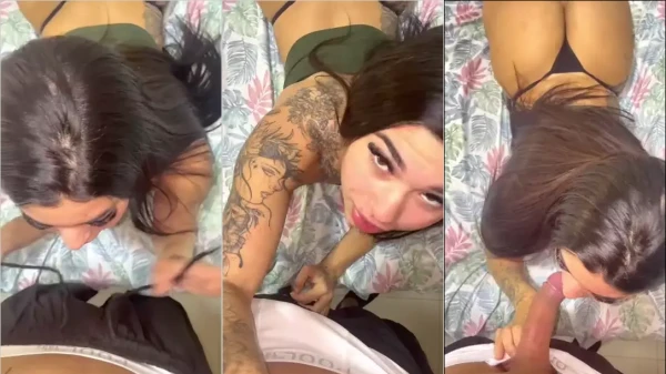 Ana Luiza adorou o tamanho avantajado do malandro