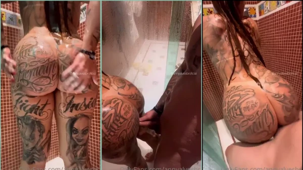 Anny Alves, a morena tatuada e safadinha, aparece no vídeo quente