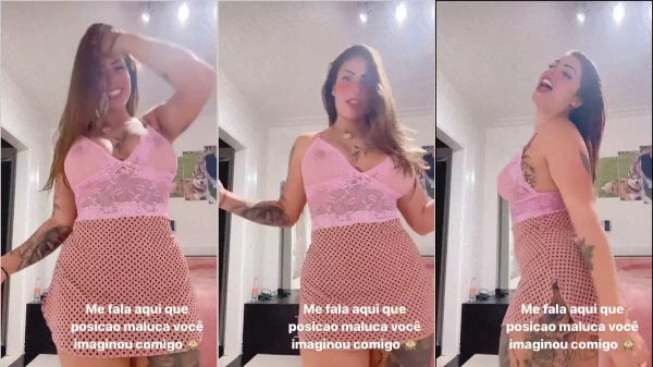 Anny Alves, essa gostosa e cheia de atitude, tá arrasando e se exibindo à vontade!