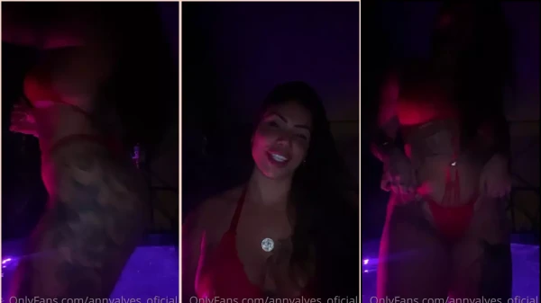Anny Alves, uma morena linda e tatuada, arrasando em um vídeo picante