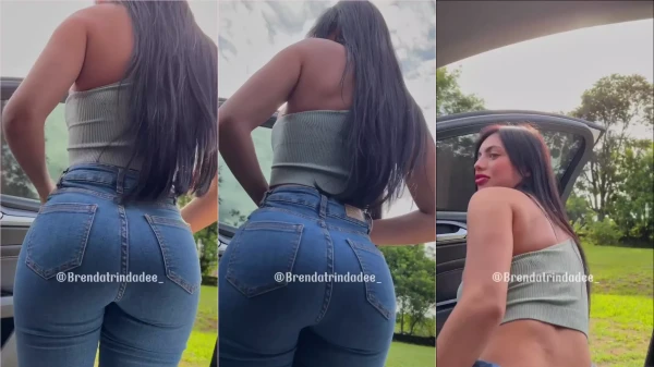 Brenda Trindade dando uma de gostosa pro Uber