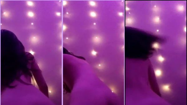 Camila Onishi no vídeo se divertindo com o membro durão do cara