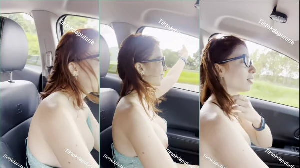 Cibelly Ferreira arrasando em um vídeo bem caliente no carro!