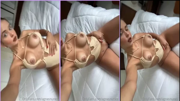 Com um tesão incrível, a Agnes Nunes mostra tudo que tem!