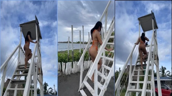 Dá uma olhada na Hdez_Mariana arrasando em um biquíni bem curto!