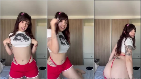 Dá uma olhada na Kinechan de novo em um vídeo que prova que ela tem uma bunda de dar inveja!
