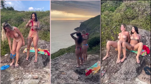 Debora Peixoto bombou com seu biquíni cavado!