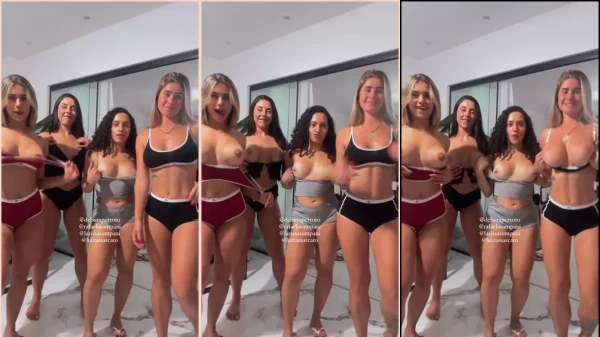 Debora Peixoto pediu pras amigas safadinhas mostrarem os peitões
