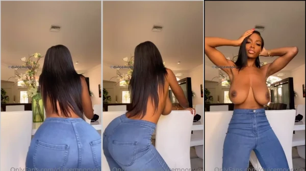 Dulce Moon, toda fogosa e cheia de curvas, é uma delícia!