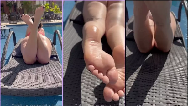 Fada Branca maravilhosa curtindo um solzinho