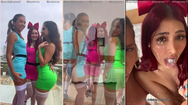 Festa privada cheia de prazer com a Camila Jimenez e mais umas meninas