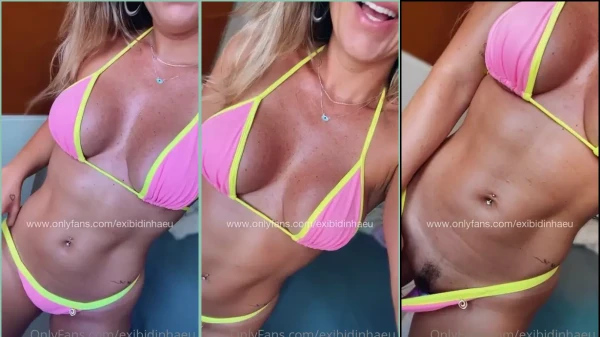 Gata ousada, causando de biquíni!