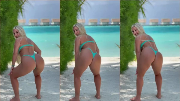 Isadora Vale, uma gata novinha, arrasando de calcinha e dançando