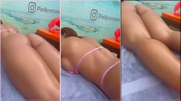 Jennifer Sánchez garantindo um bronze perfeito!