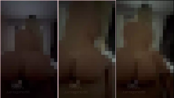 Juanita Gómez em um vídeo se esbaldando na piroquinha