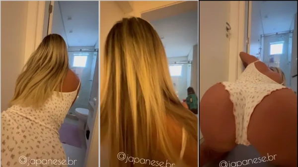 Jully Queiroz rebolando de um jeito bem gostoso