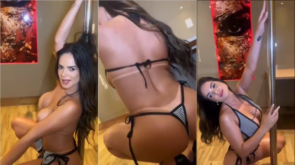 Kethellen Soares arrasando no pole dance no OnlyFans!