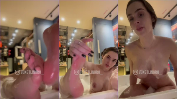 Ketlin Groisman tomando banho de pelada é uma verdadeira irresistível!
