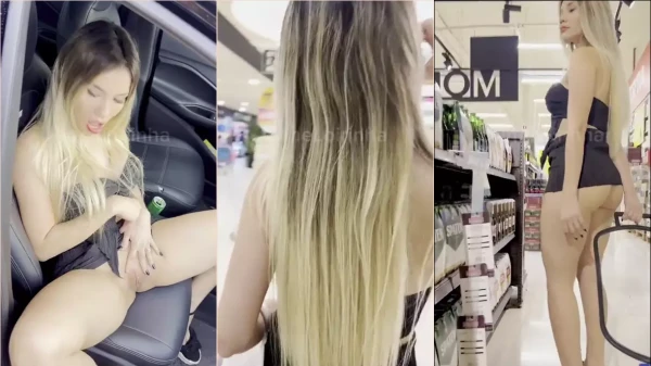Laine, a loirinha, tá se mostrando toda no mercado!