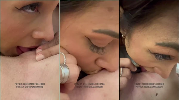 Lessa Fermino, uma morena cheia de charme, em um vídeo super envolvente se entregando ao prazer