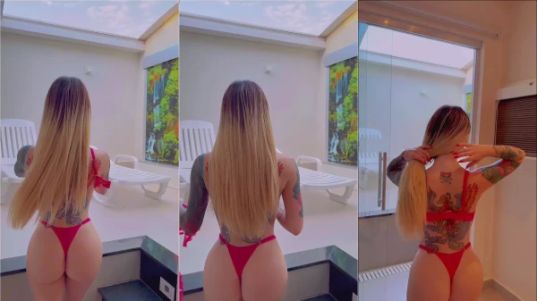 Letícia Marches arrasa em um vídeo de calcinha, mostrando toda a sua beleza e ousadia