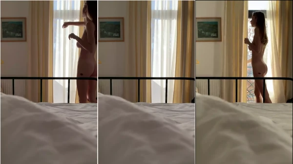 Linda e pelada, a yourina faz um super efeito