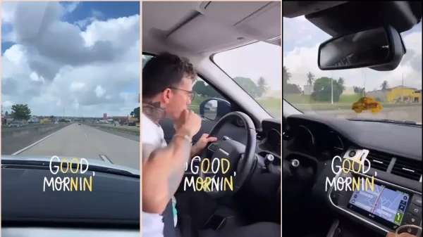 Luana Kazaki a caminho do motel com o brother