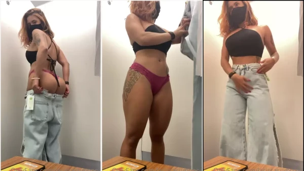 Mais um vídeo da Larissa Sumpani ousada no provador do shopping!