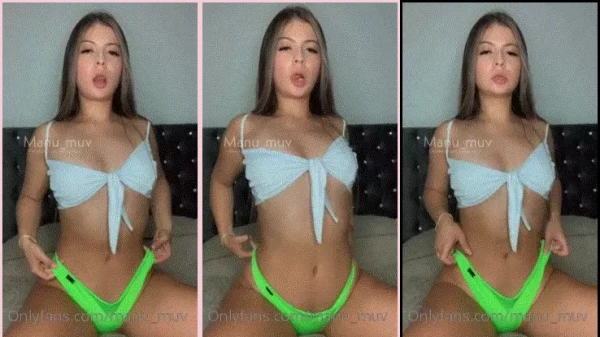 Manu Muv arrasando no OnlyFans com um vídeo quente se mostrando