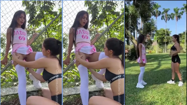 Manu se jogou em um vídeo hot com sua amiga lésbica