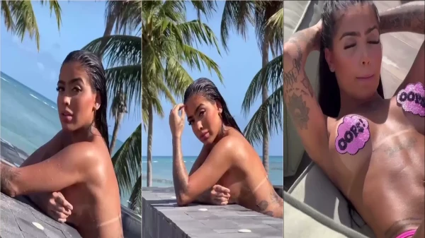 Mc Mirella aparece em um vídeo cheia de atitude na banheira, sem roupa!