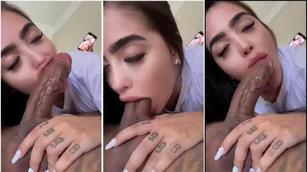 MC Mirella se jogando num boquete irresistível no bem dotado