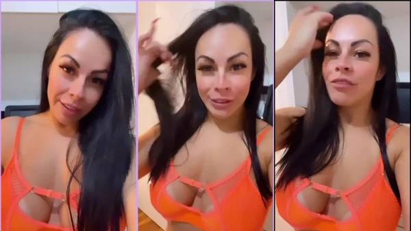 Melissa Pitanga, a morena maravilhosa, tá mostrando tudo em um vídeo picante