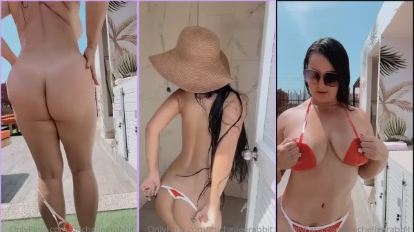 Michelle Rabbit, a gostosinha branquinha, tá peladona!