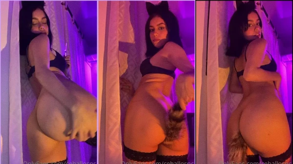 Nicole Ceballos, essa morena cheia de curvas, adora se dar prazer sozinha